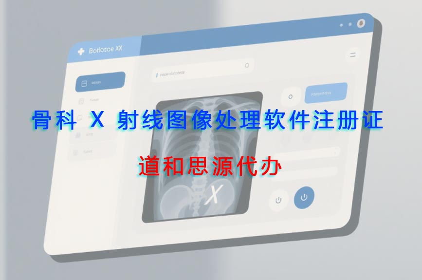 骨科 X 射線圖像處理軟件注冊證代辦